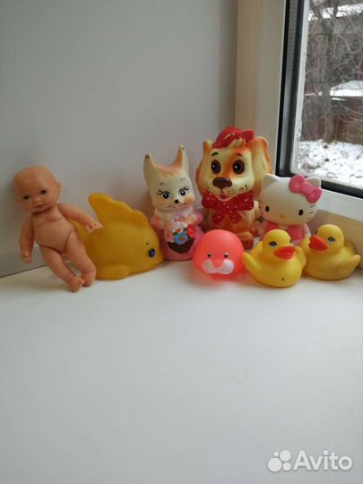 Резиновые игрушки пакетом игрушки для купания