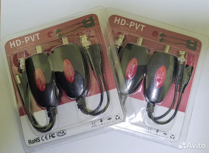 AHD трансмиттеры Видео + Питание по одному кабелю