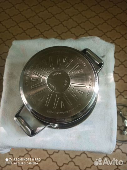 Кастрюля 2,8 л.Тефал сталь 18/10, как Цептер