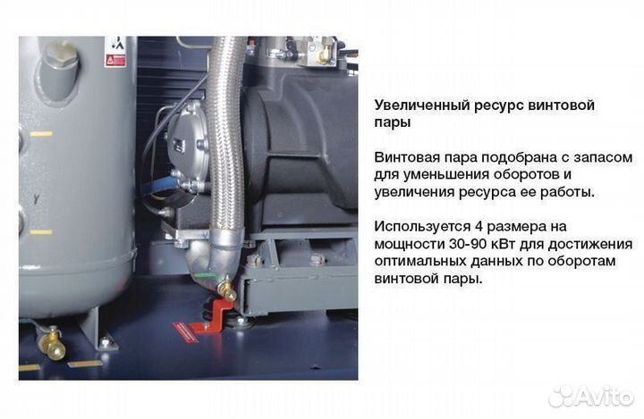 Компрессор 18,5 кВт винтовой