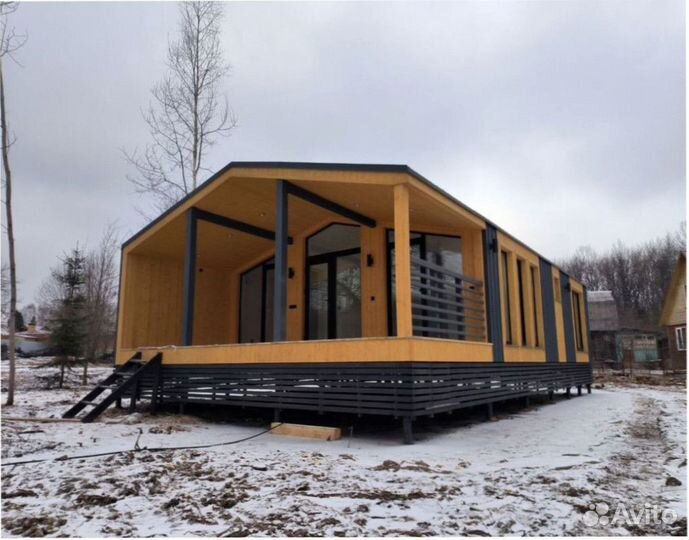 Всесезонный дом на дачу, теплый 75 м кв Артикул ас-4190