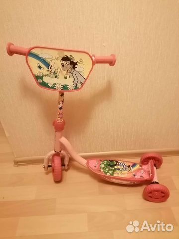 Самокат детский трехколесный бу