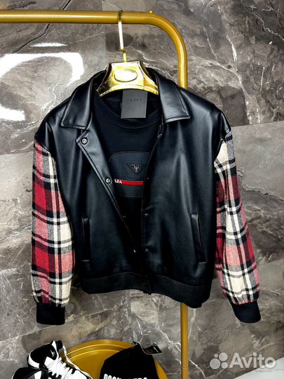 Стильный комплект свитшот+бомбер dolce&gabbana