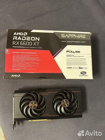 Видеокарта sapphire pulse amd radeon rx 6600 xt