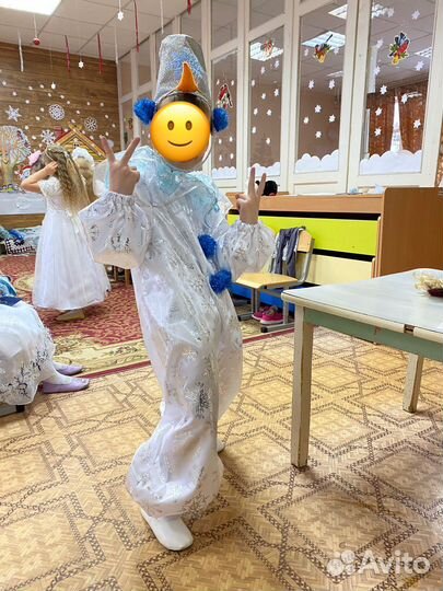 Костюм снеговика 116-122