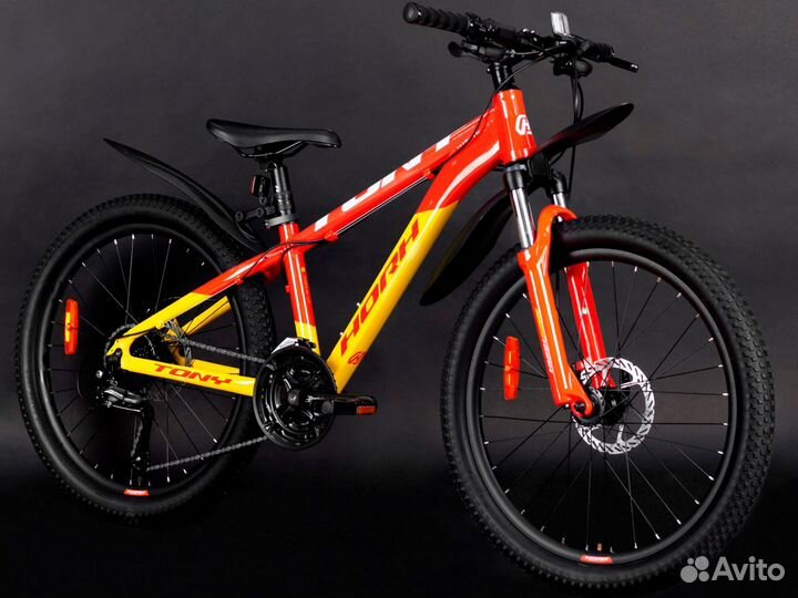 Велосипед horh tony tyhd 4.25 24 (2023) Orange-Yel
