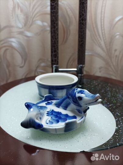 Шкатулка гжель