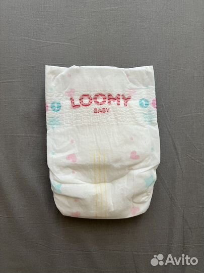 Подгузники детские Loomy 4-6кг 80шт