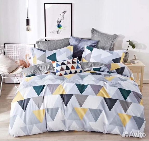 Белье постельное Двухспальное на резинке