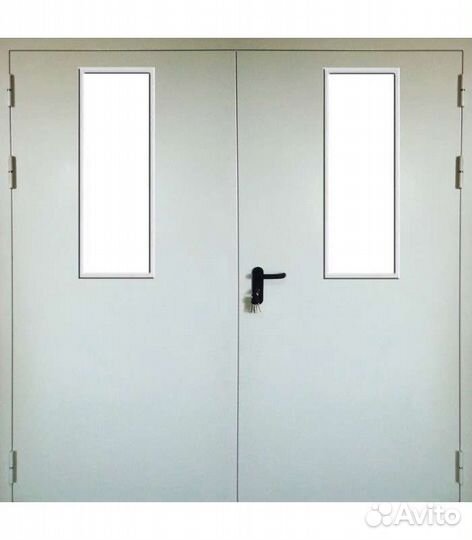 Дверь противопожарная с остекленением EI60