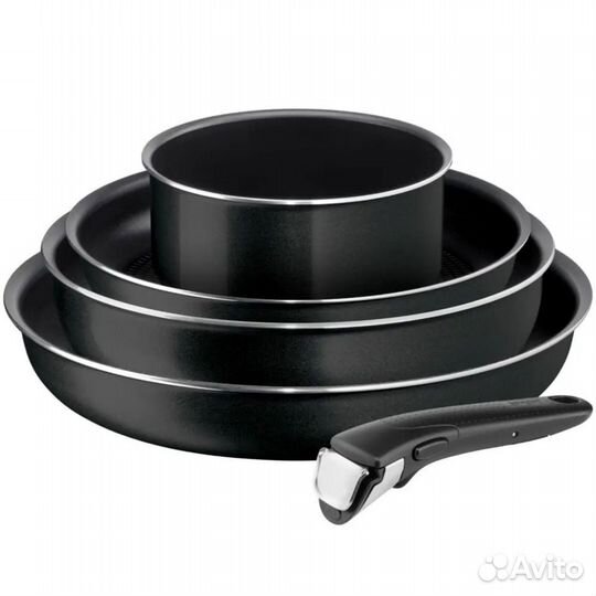 Набор посуды Tefal Ingenio Black 24/28/26/16/ см