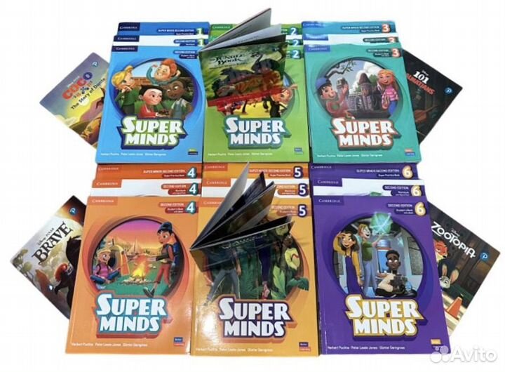 Super Minds2 второе издание суперкомплект из 4