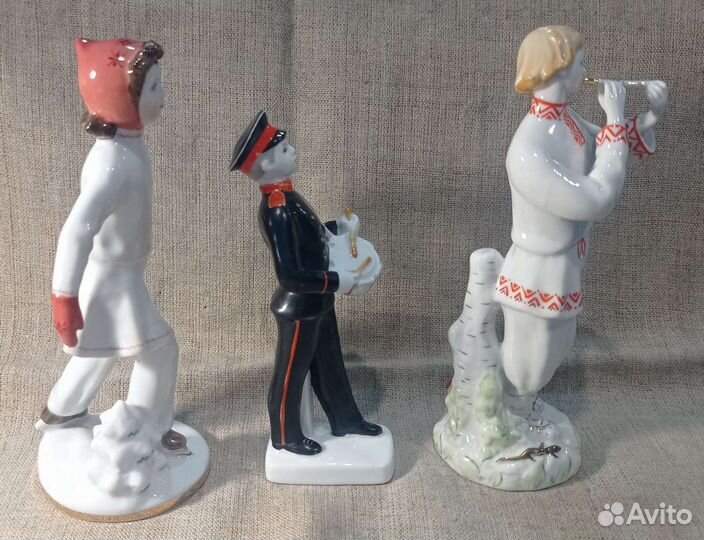 Редкие фарфоровые статуэтки лфз, СССР