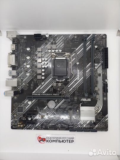 Материнская плата Asus prime h410m-k (LGA1200)