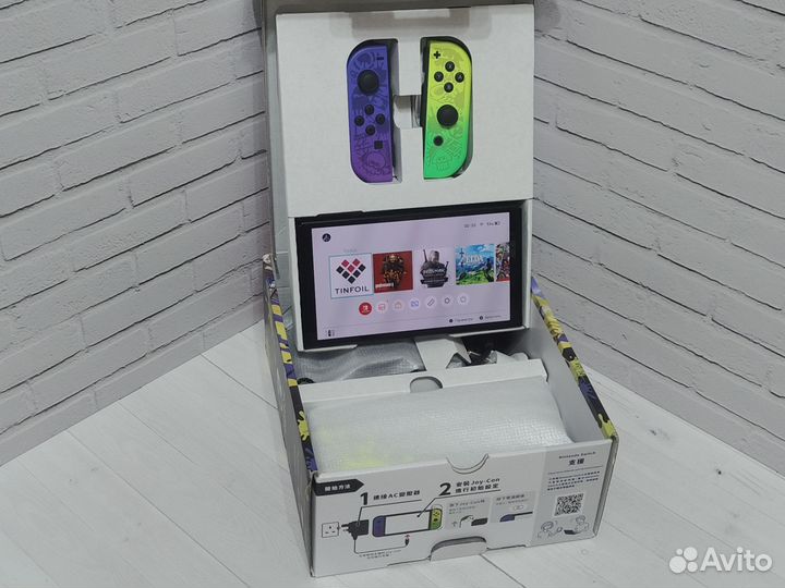 Nintendo switch oled (прошита, 256 Гб)