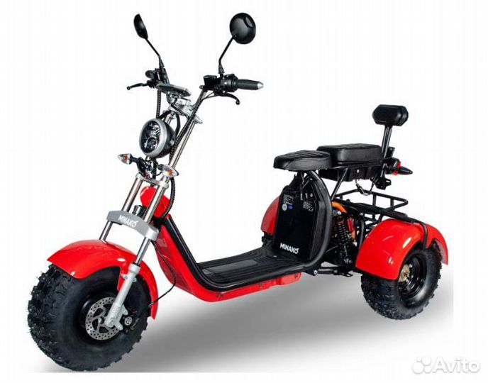 Электроскутер Minako Rex Red 3000W