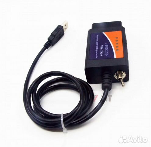 ELM327 USB Ford с переключателем HS + MS