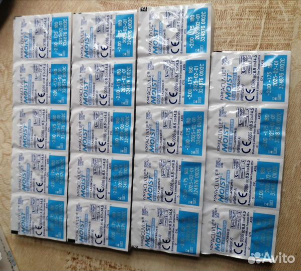 Линзы контактные однодневные