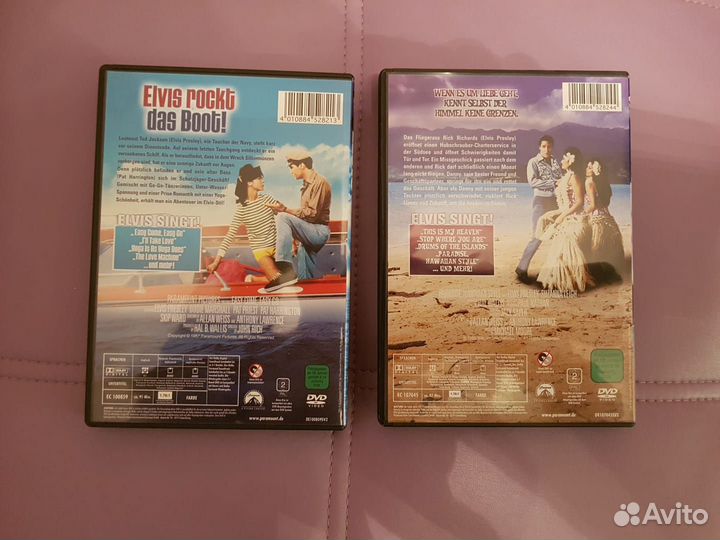 2 DVD фильмы с Элвисом Пресли на английском