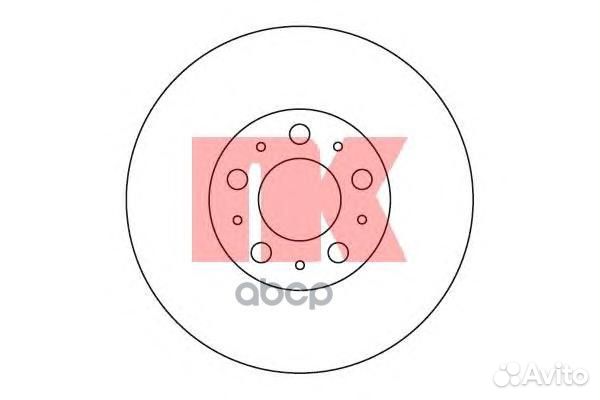 Диск тормозной volvo S60 01/S80 99-06/V70 97