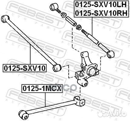 Рычаг toyota camry (JPP/SED) SXV1#,VCV10,MCV10