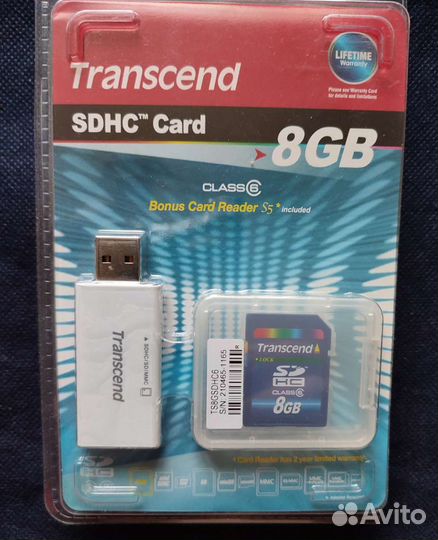 Карта памяти SD 8 Гб,шнуры фото Canon