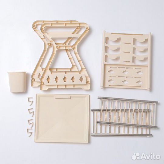 Сушилка для посуды в шкаф двухъярусная 30.5x24x33