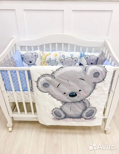 Комплект бортиков в детскую кроватку