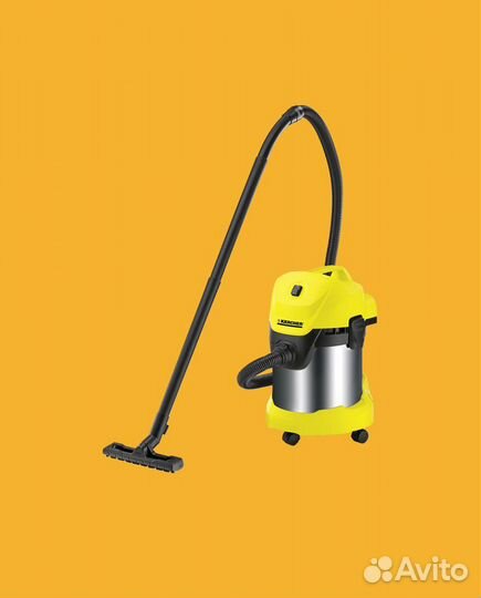 Аренда строительного пылесоса Karcher wd3