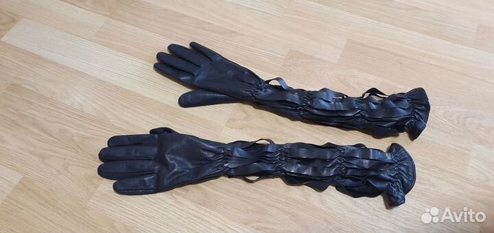 Перчатки кожаные новые