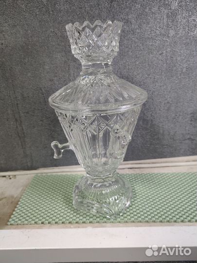 Самовар сувенирный. Хрусталь. 80 е гг
