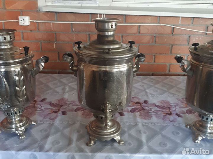 Самовары дровяные бочка