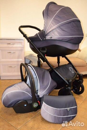 Коляска Tutis Pia 3 в 1 platinum