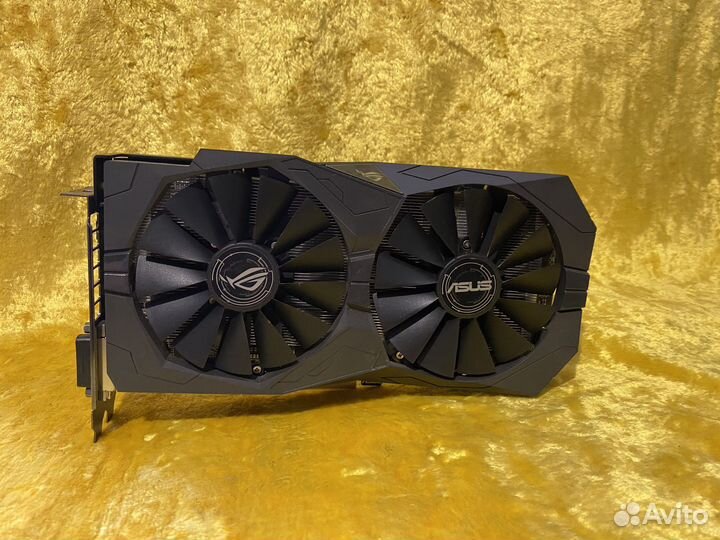 Видеокарта AMD radeon RX570 4gb asus strix