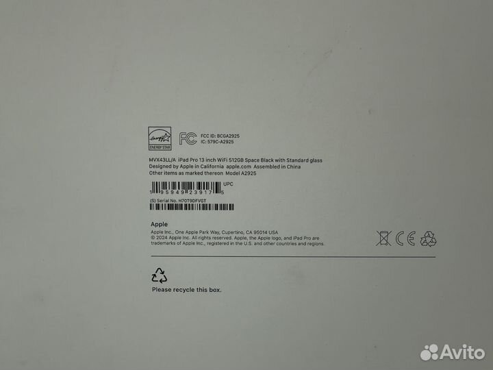 iPad Pro 13 m4 512gb wi fi