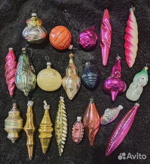 Елочные игрушки СССР одним лотом
