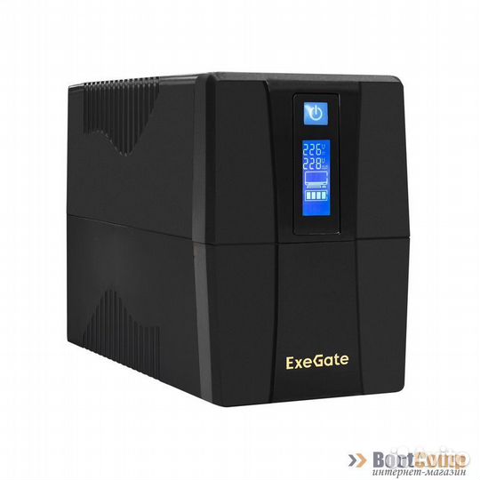 Ибп Exegate ULB-600.LCD.AVR.2SH.RJ.USB 600VA/360W