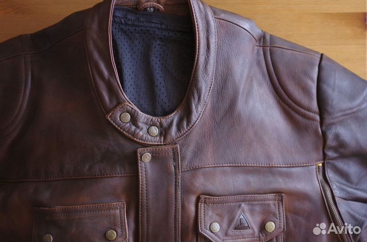 Мотокуртка немецкая Krawehl бычья кожа, р. 52-54