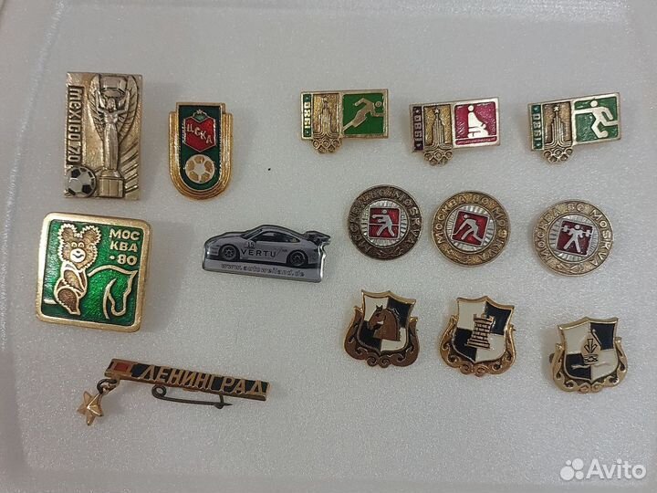 Значки СССР олимпиада 80