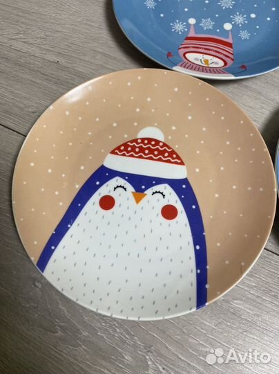 Тарелки новогодние