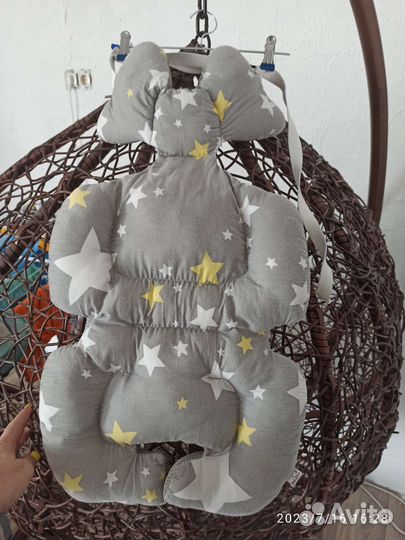 Матрас для коляски, стульчика для кормления