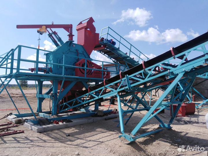 Роторная дробилка для угля,щебня,гравий,песок,пгс