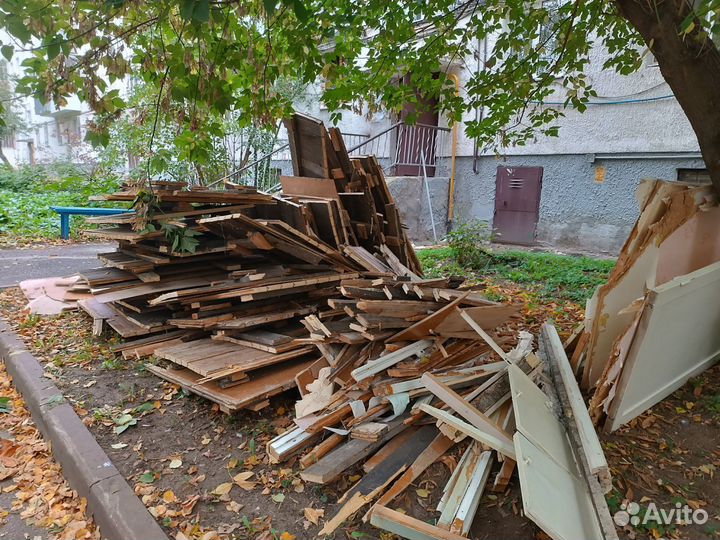 Демонтаж слом стен полов домов вывоз мусора
