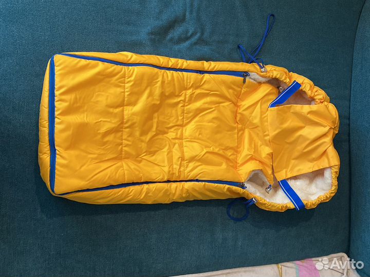 Зимний конверт в коляску