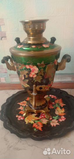 Самовар электрический с подносом