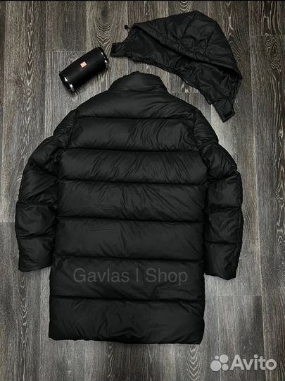 Пуховик мужской длинный
