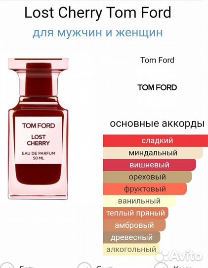 Tom ford lost cherry 25 мл ОАЭ