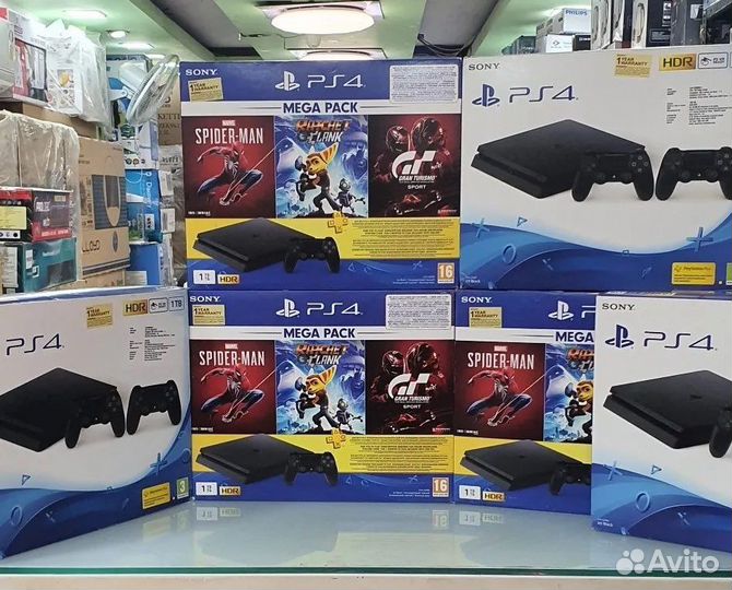 Sony PS4+2000 игр+прошита