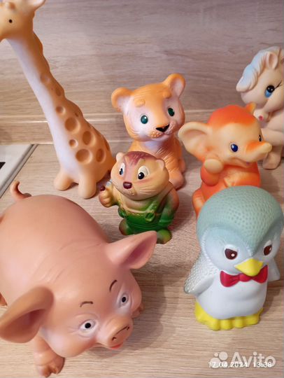 Резиновые игрушки СССР
