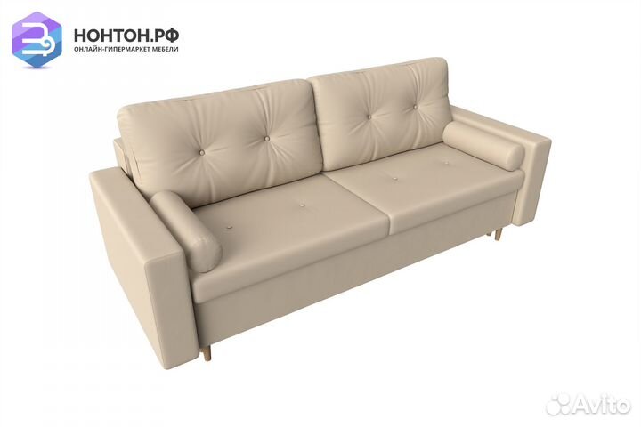 Диван пантограф Белфаст экокожа бежевая